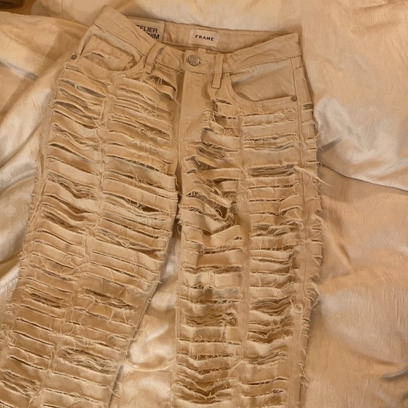 Frame Designer Ripped Jeans - Picture 3 of 4